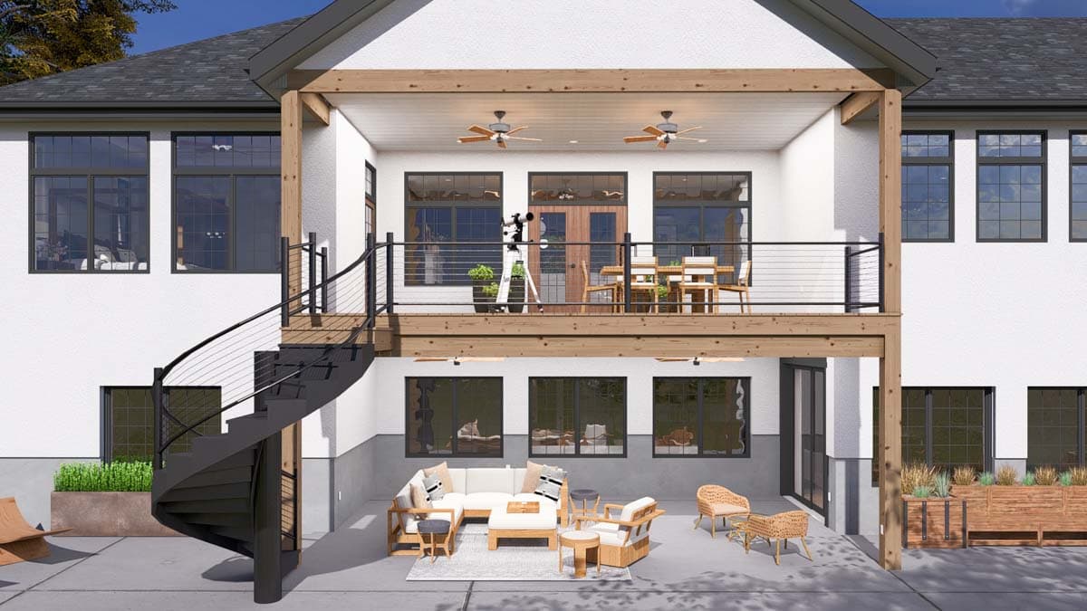 Plan 61500UT: One-Story House Plan with Lower Level Expansion - 2690 Sq Ft - Image #7 - Ranch, Transitional