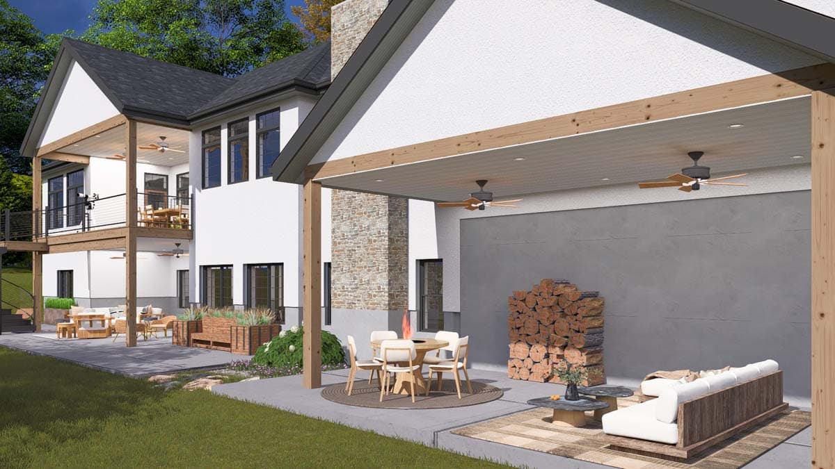 Plan 61500UT: One-Story House Plan with Lower Level Expansion - 2690 Sq Ft - Image #8 - Ranch, Transitional