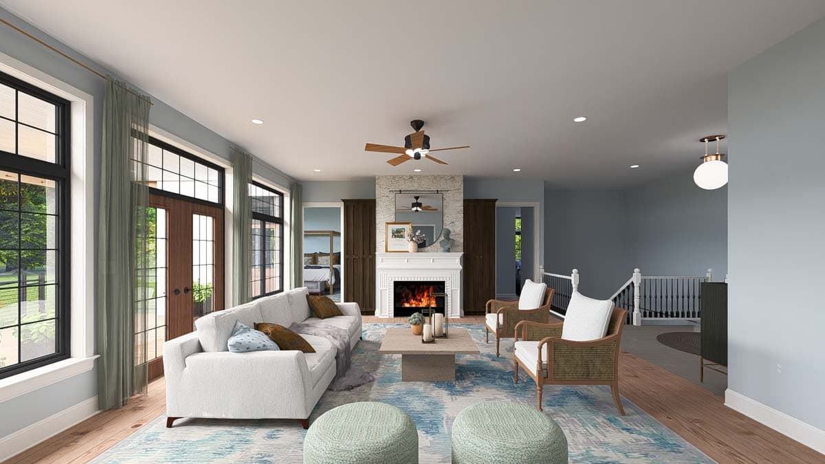 Plan 61500UT: One-Story House Plan with Lower Level Expansion - 2690 Sq Ft - Image #12 - Ranch, Transitional