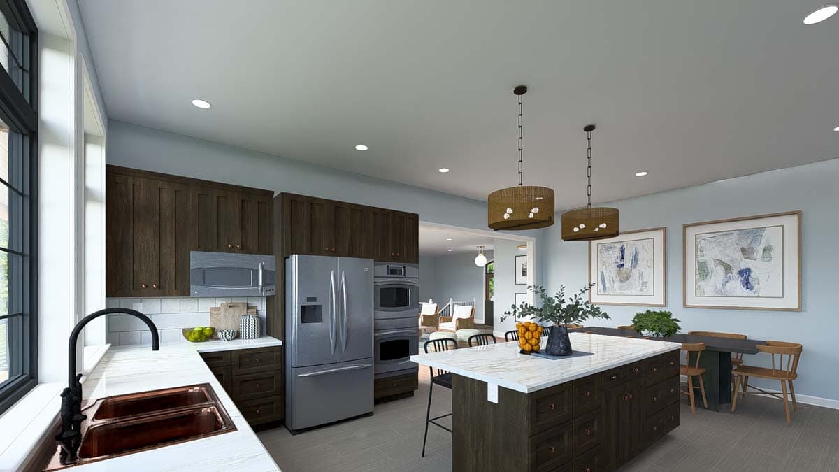 Plan 61500UT: One-Story House Plan with Lower Level Expansion - 2690 Sq Ft - Image #19 - Ranch, Transitional