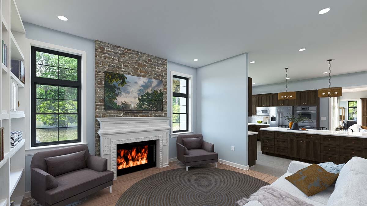 Plan 61500UT: One-Story House Plan with Lower Level Expansion - 2690 Sq Ft - Image #21 - Ranch, Transitional