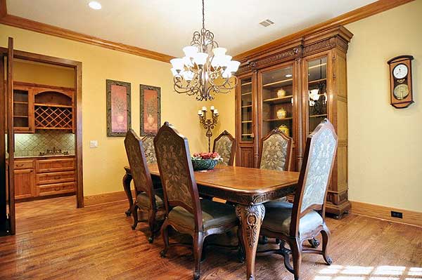 Plan 36170TX: Narrow Home Plan with His and Her Bathrooms - Image #5 - European, Tudor