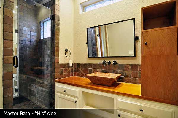 Plan 36170TX: Narrow Home Plan with His and Her Bathrooms - Image #13 - European, Tudor