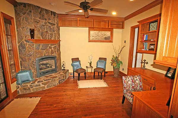 Plan 36170TX: Narrow Home Plan with His and Her Bathrooms - Image #17 - European, Tudor