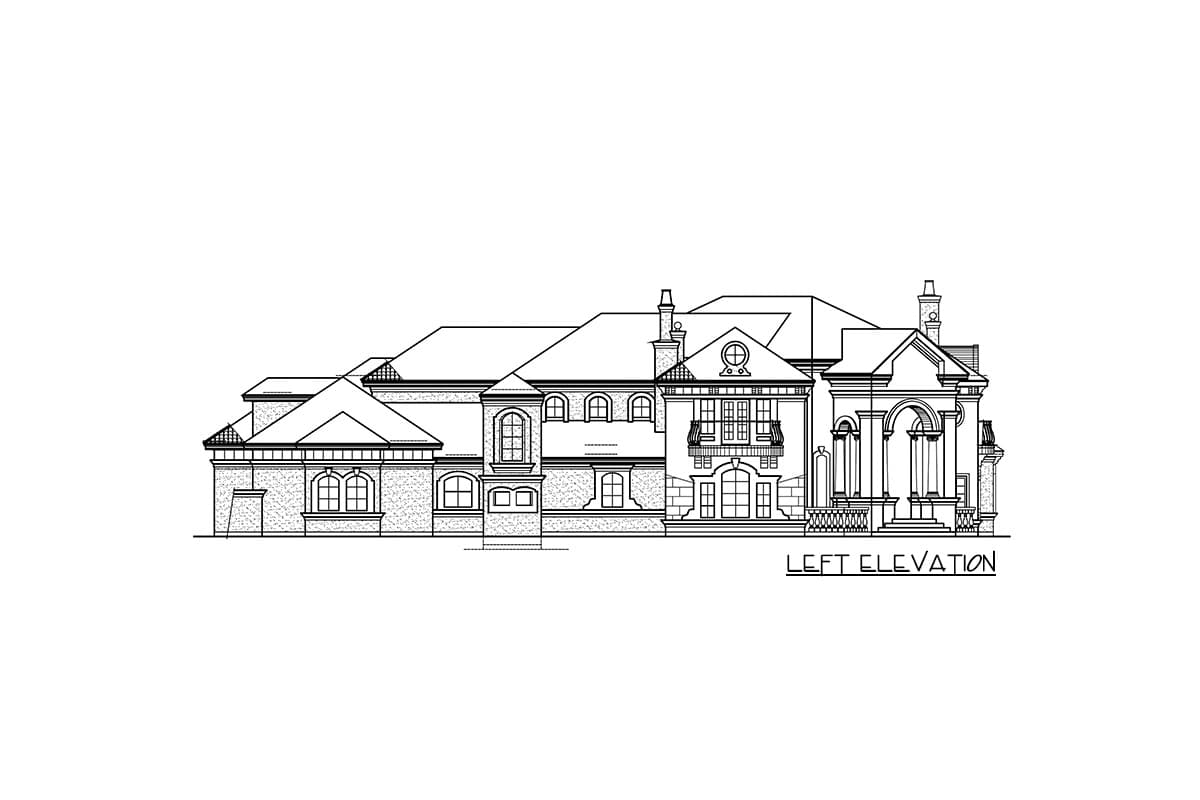 Plan 36171TX: Grandest of Grand Foyers - Image #8 - European