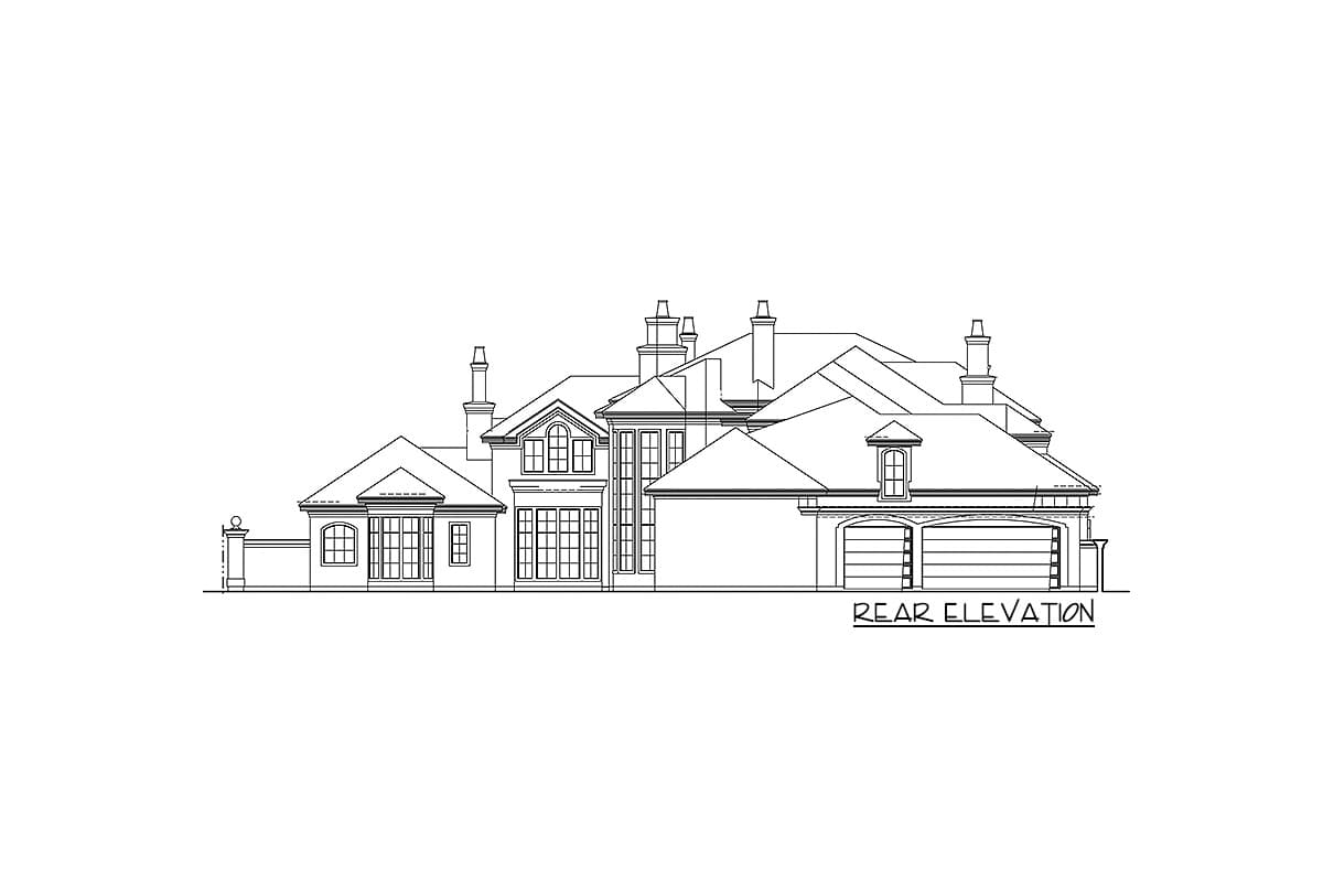 Plan 36171TX: Grandest of Grand Foyers - Image #9 - European