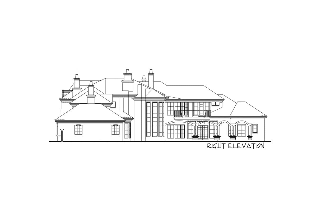 Plan 36171TX: Grandest of Grand Foyers - Image #10 - European