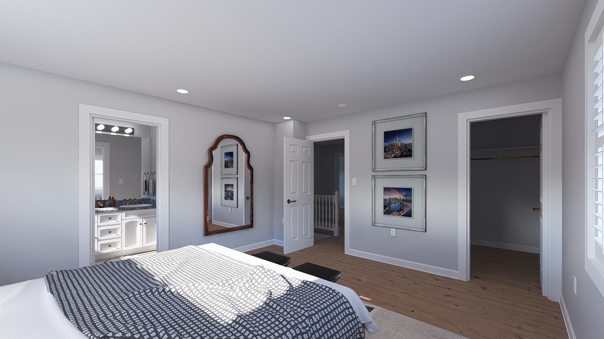 Plan 61501UT: Traditional 3-Bed House Plan with 2-Car Garage - 1811 Sq Ft - Image #14 - Colonial, Traditional