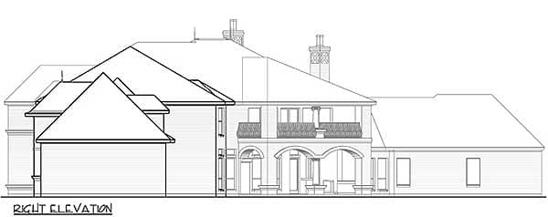 Plan 36177TX: Sprawling Brick Estate Home - Image #4 - European