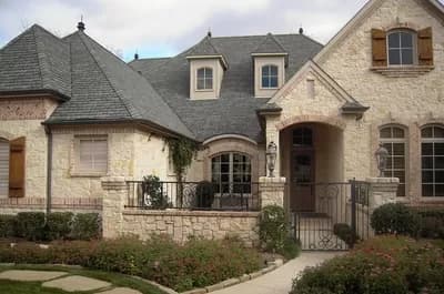 French Country Estate with Courtyard