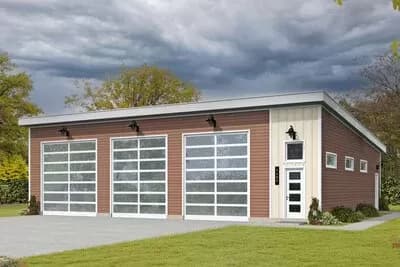 RV-Friendly Modern Garage Plan with 3 Bays - 3000 Sq Ft
