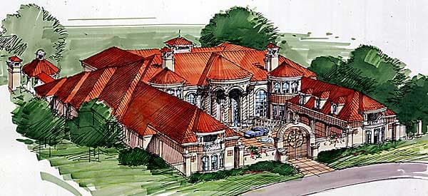 Plan 36183TX: Palatial Estate of Your Own - Image #20 - European, French Country