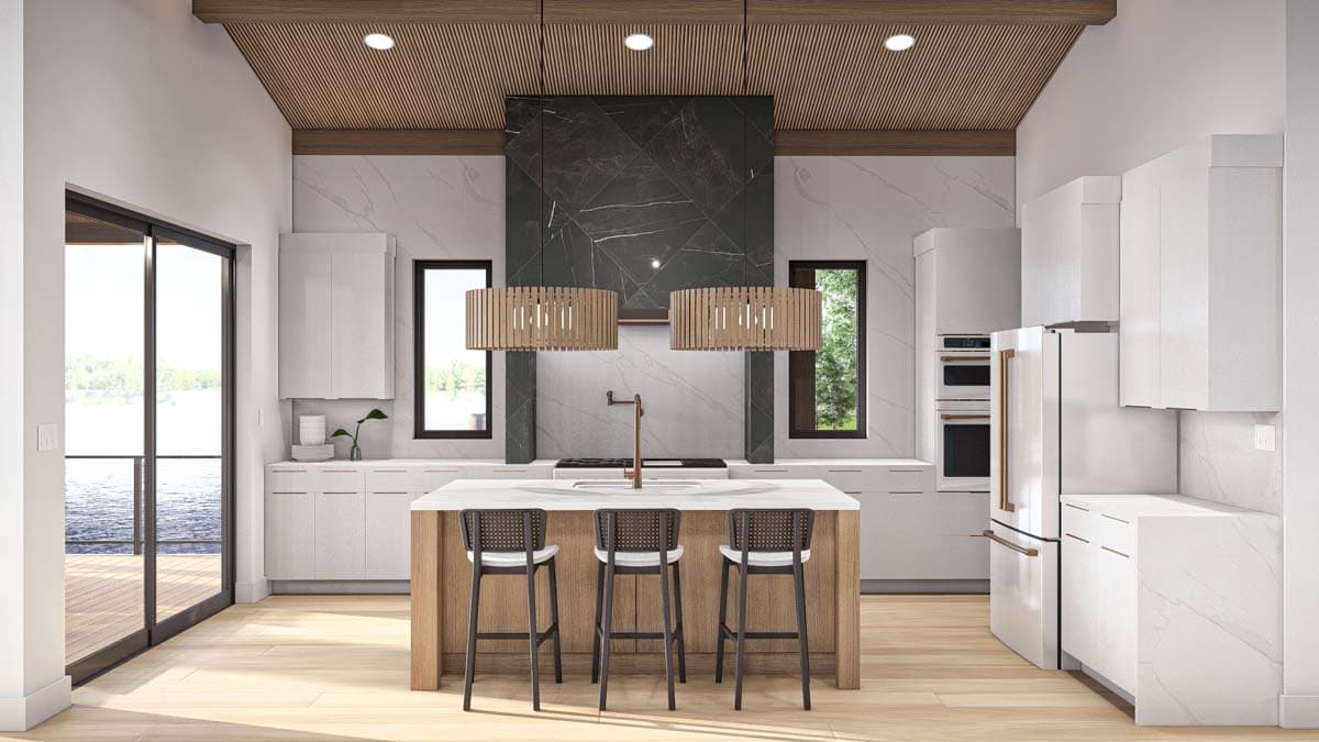 Plan 623351DJ: Expanded Modern Mountain Style House Plan with 2 Beds - 2872 Sq Ft - Image #6 - Mid Century Modern, Modern, Mountain