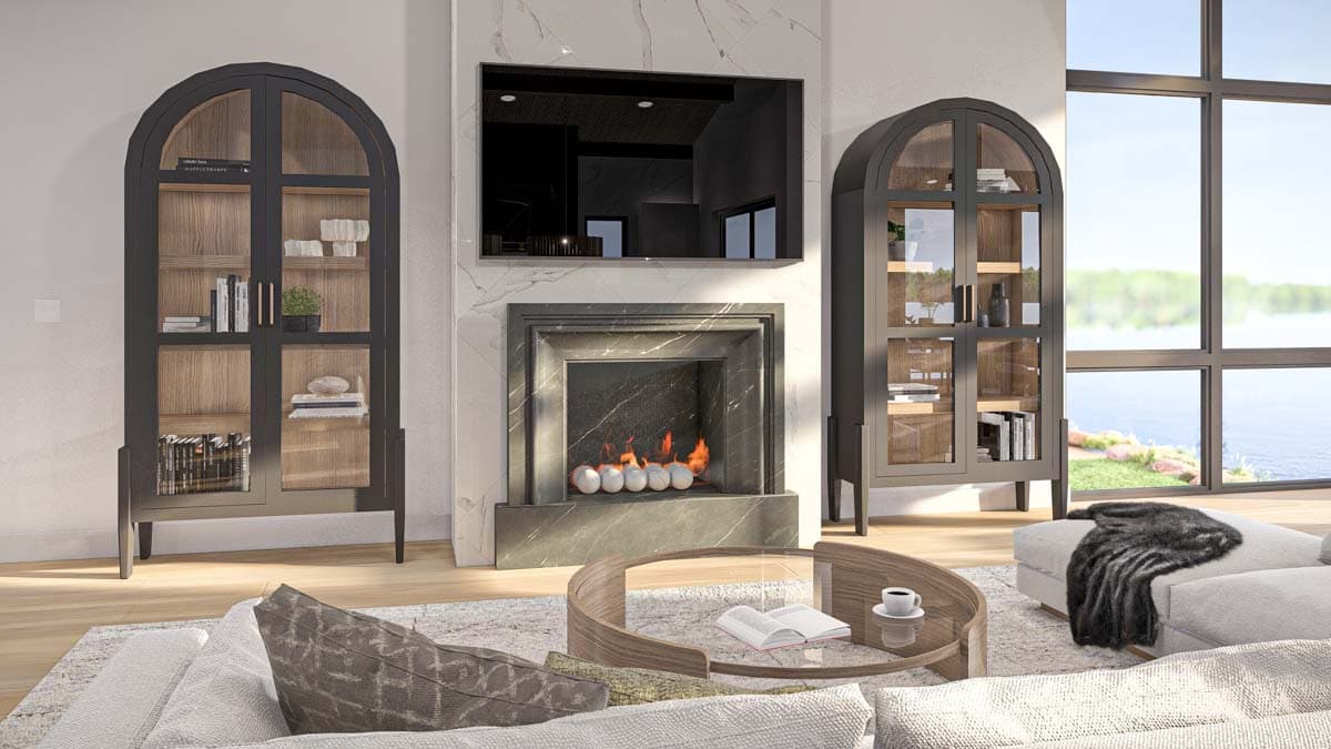 Plan 623351DJ: Expanded Modern Mountain Style House Plan with 2 Beds - 2872 Sq Ft - Image #7 - Mid Century Modern, Modern, Mountain