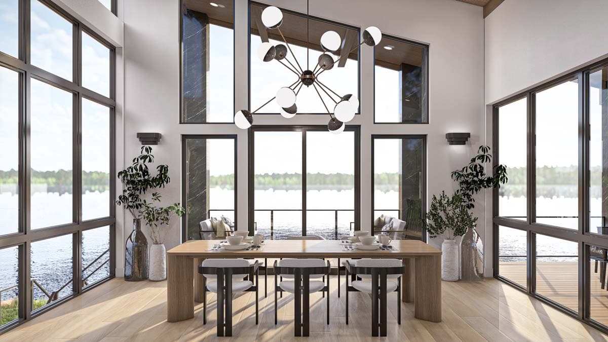 Plan 623351DJ: Expanded Modern Mountain Style House Plan with 2 Beds - 2872 Sq Ft - Image #8 - Mid Century Modern, Modern, Mountain