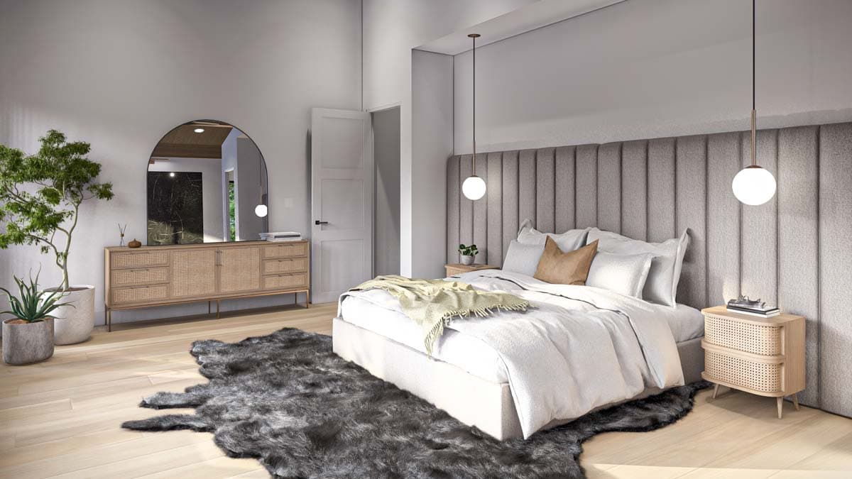 Plan 623351DJ: Expanded Modern Mountain Style House Plan with 2 Beds - 2872 Sq Ft - Image #10 - Mid Century Modern, Modern, Mountain