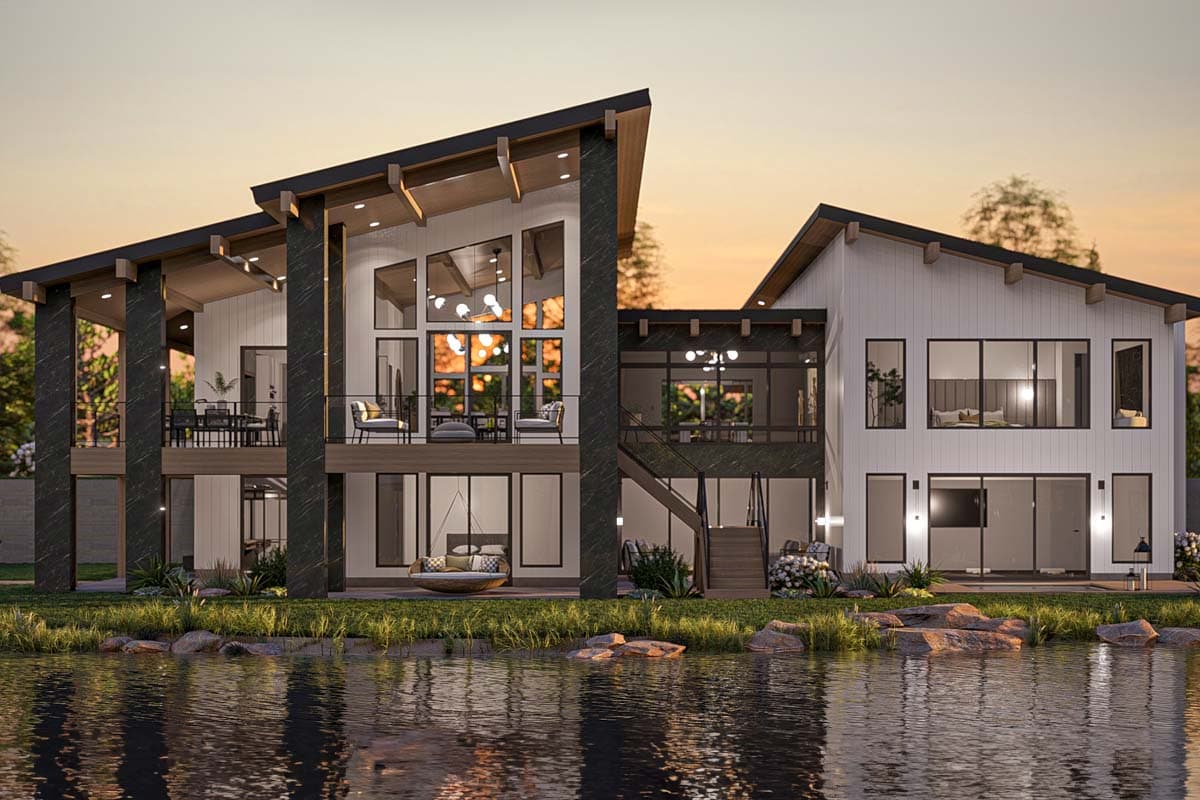 Plan 623351DJ: Expanded Modern Mountain Style House Plan with 2 Beds - 2872 Sq Ft - Image #19 - Mid Century Modern, Modern, Mountain