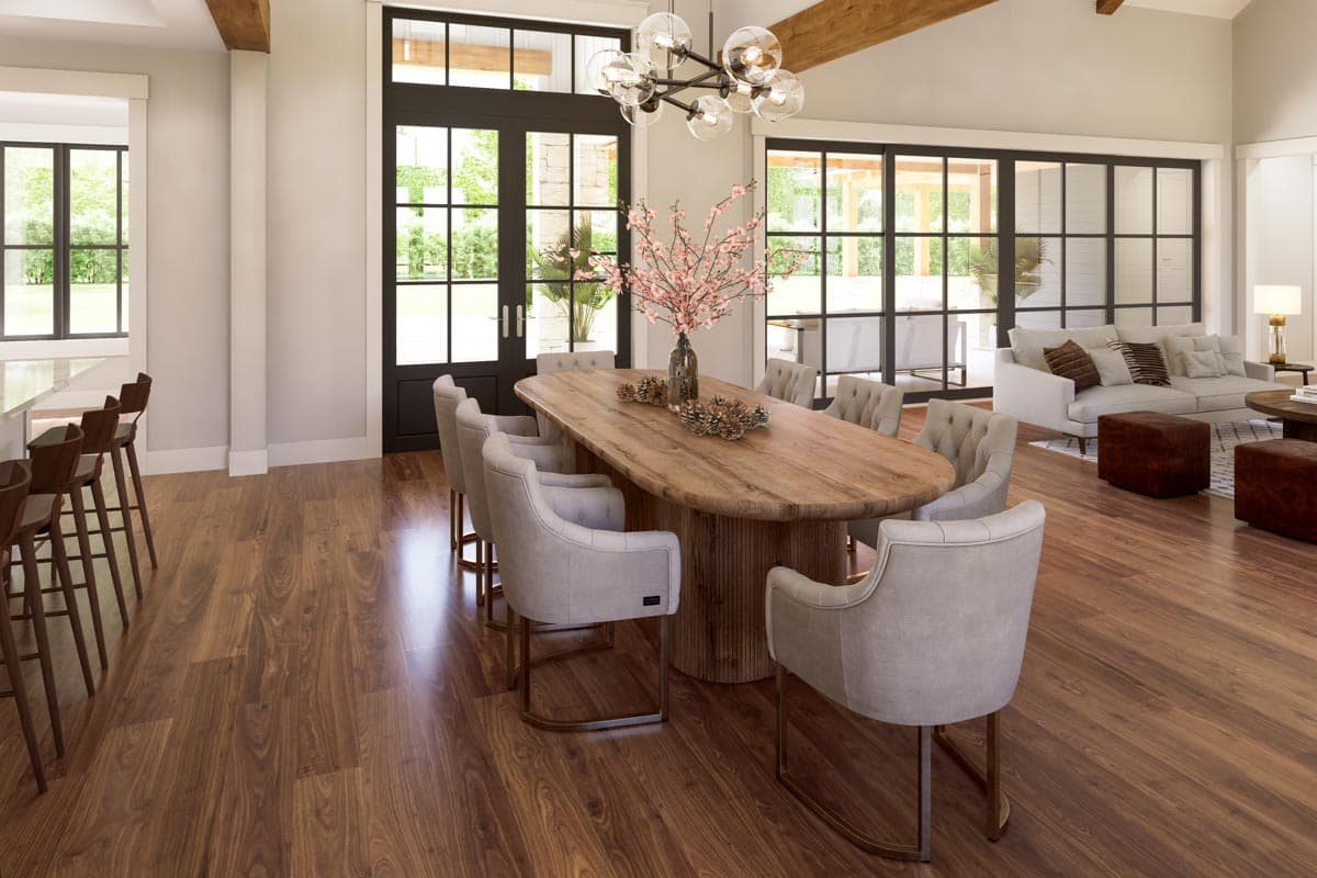 Plan 915060CHP: Modern Farmhouse House Plan for a Very Wide Lot - 3365 Sq Ft - Image #5 - Hill Country, Modern Farmhouse, New American, Ranch