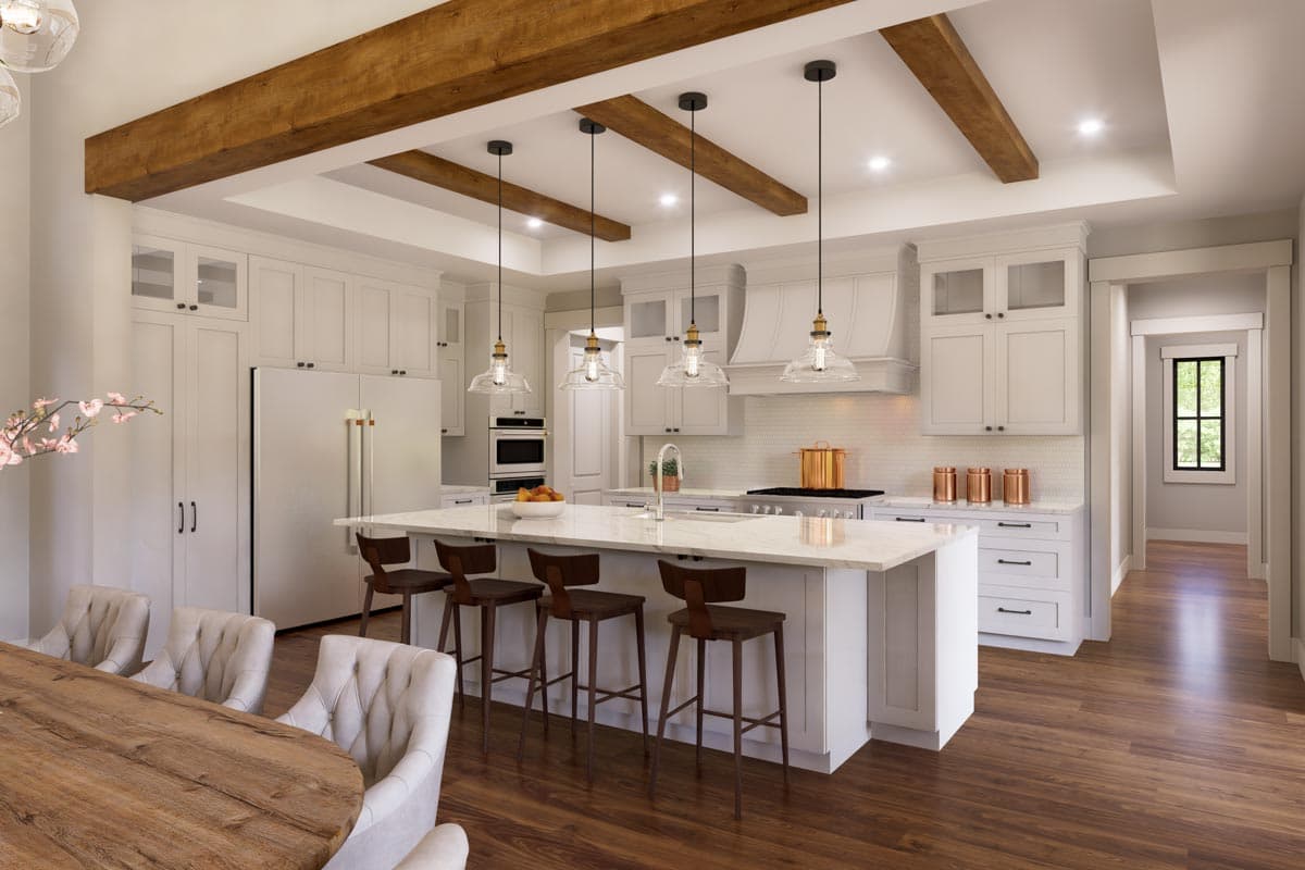 Plan 915060CHP: Modern Farmhouse House Plan for a Very Wide Lot - 3365 Sq Ft - Image #7 - Hill Country, Modern Farmhouse, New American, Ranch