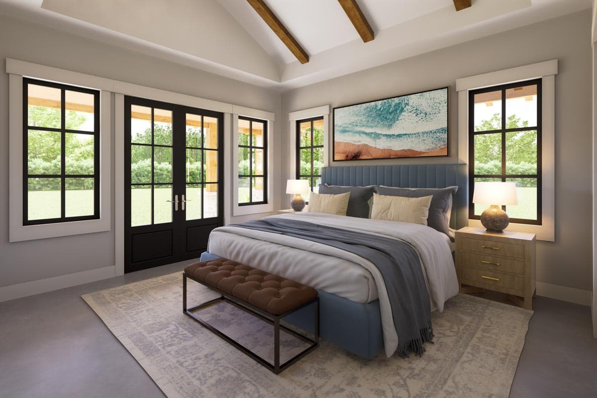 Plan 915060CHP: Modern Farmhouse House Plan for a Very Wide Lot - 3365 Sq Ft - Image #8 - Hill Country, Modern Farmhouse, New American, Ranch