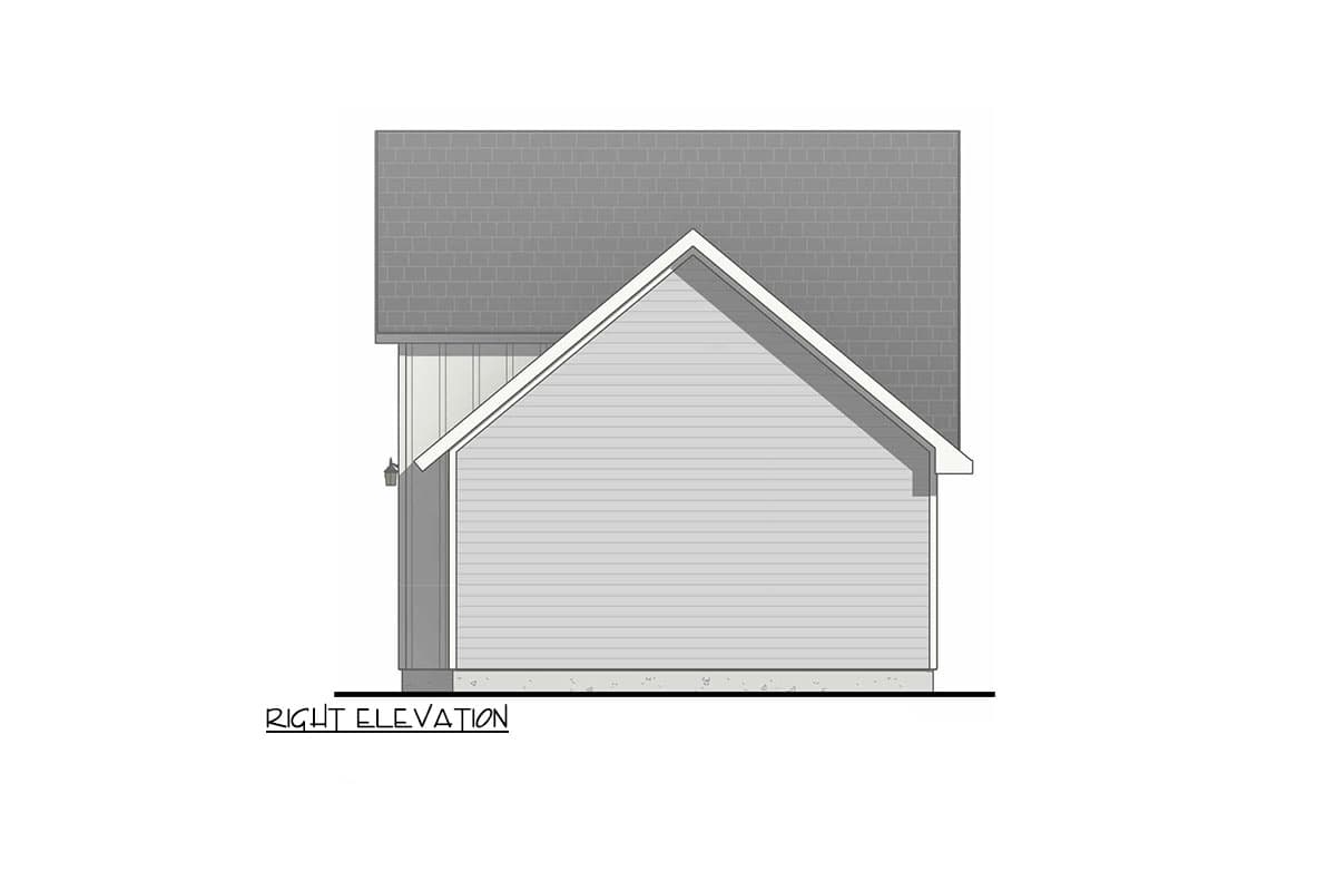Plan 100325GHR: ADU with Upstairs Vaulted Sleeping Loft - 627 Sq Ft - Image #11 - Cabin, Cottage, New American