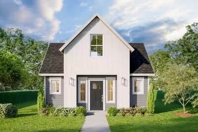ADU with Upstairs Vaulted Sleeping Loft - 627 Sq Ft