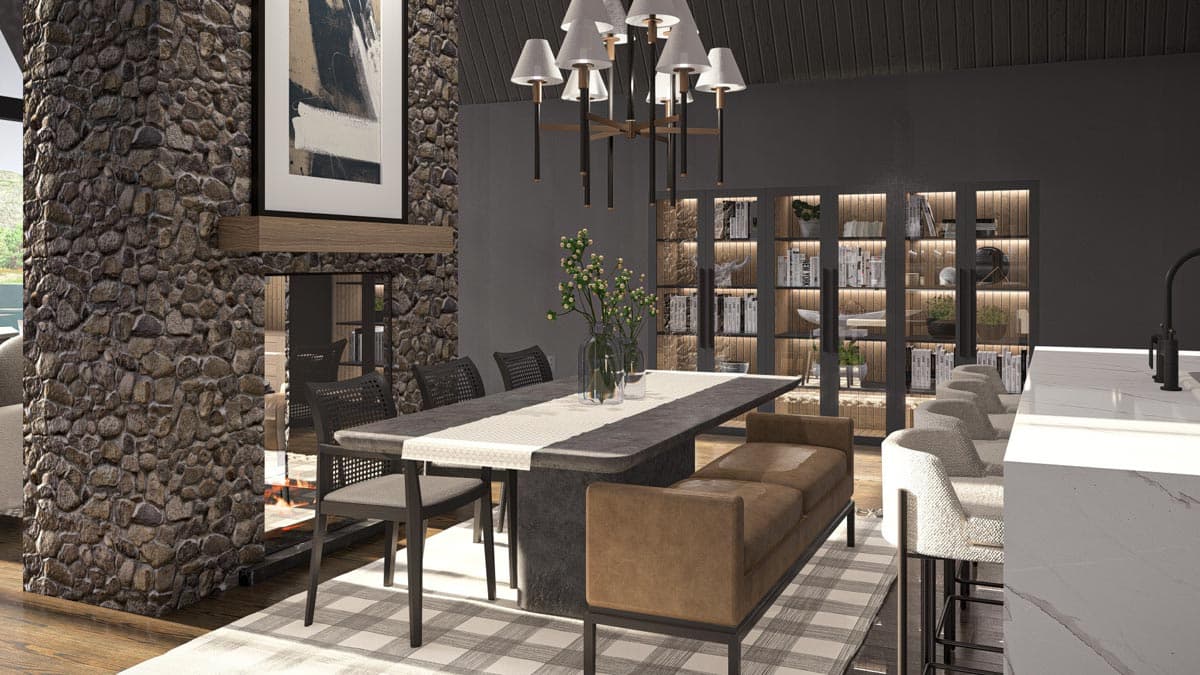 Plan 623354DJ: 3-Bedroom Modern A-Frame House Plan with Master Bedroom Upstairs - 2073 Sq Ft - Image #15 - A-Frame, Mid Century Modern, Mountain