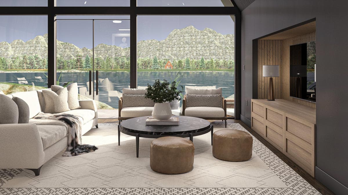 Plan 623354DJ: 3-Bedroom Modern A-Frame House Plan with Master Bedroom Upstairs - 2073 Sq Ft - Image #17 - A-Frame, Mid Century Modern, Mountain