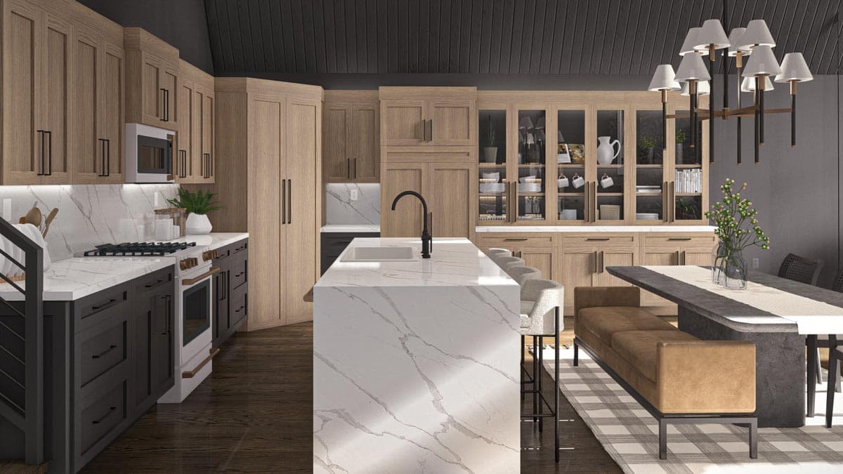 Plan 623354DJ: 3-Bedroom Modern A-Frame House Plan with Master Bedroom Upstairs - 2073 Sq Ft - Image #12 - A-Frame, Mid Century Modern, Mountain