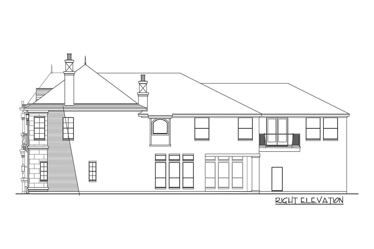 Plan 36199TX: Upstairs Three Ways - Image #5 - European, French Country, Traditional