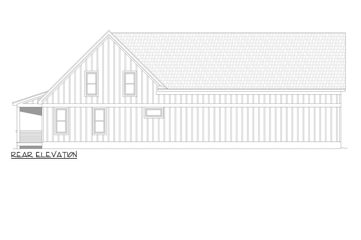 Plan 680319VR: Mountain Craftsman with 2 Car Garage and Option to Finish Basement - Image #4 - Craftsman, Mountain, Ranch, Rustic, Traditional