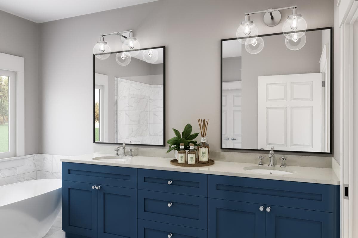 Plan 51962HZ: 3-Bed Hill Country-Style Modern Farmhouse with Two Master Walk-in-Closets - 1795 Square Feet - Image #7 - Country, Craftsman, Hill Country, Modern Farmhouse, New American, Rustic