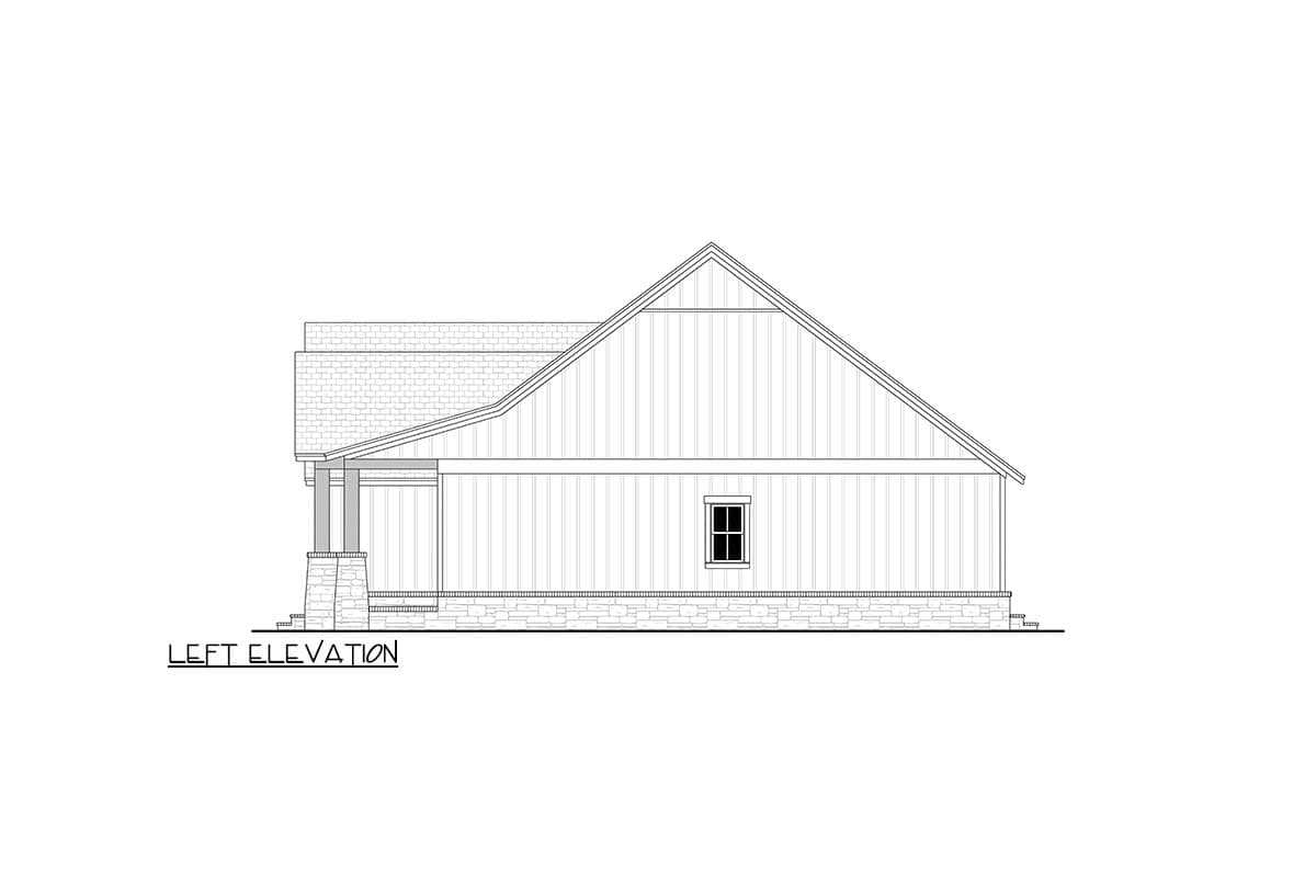 Plan 51962HZ: 3-Bed Hill Country-Style Modern Farmhouse with Two Master Walk-in-Closets - 1795 Square Feet - Image #9 - Country, Craftsman, Hill Country, Modern Farmhouse, New American, Rustic