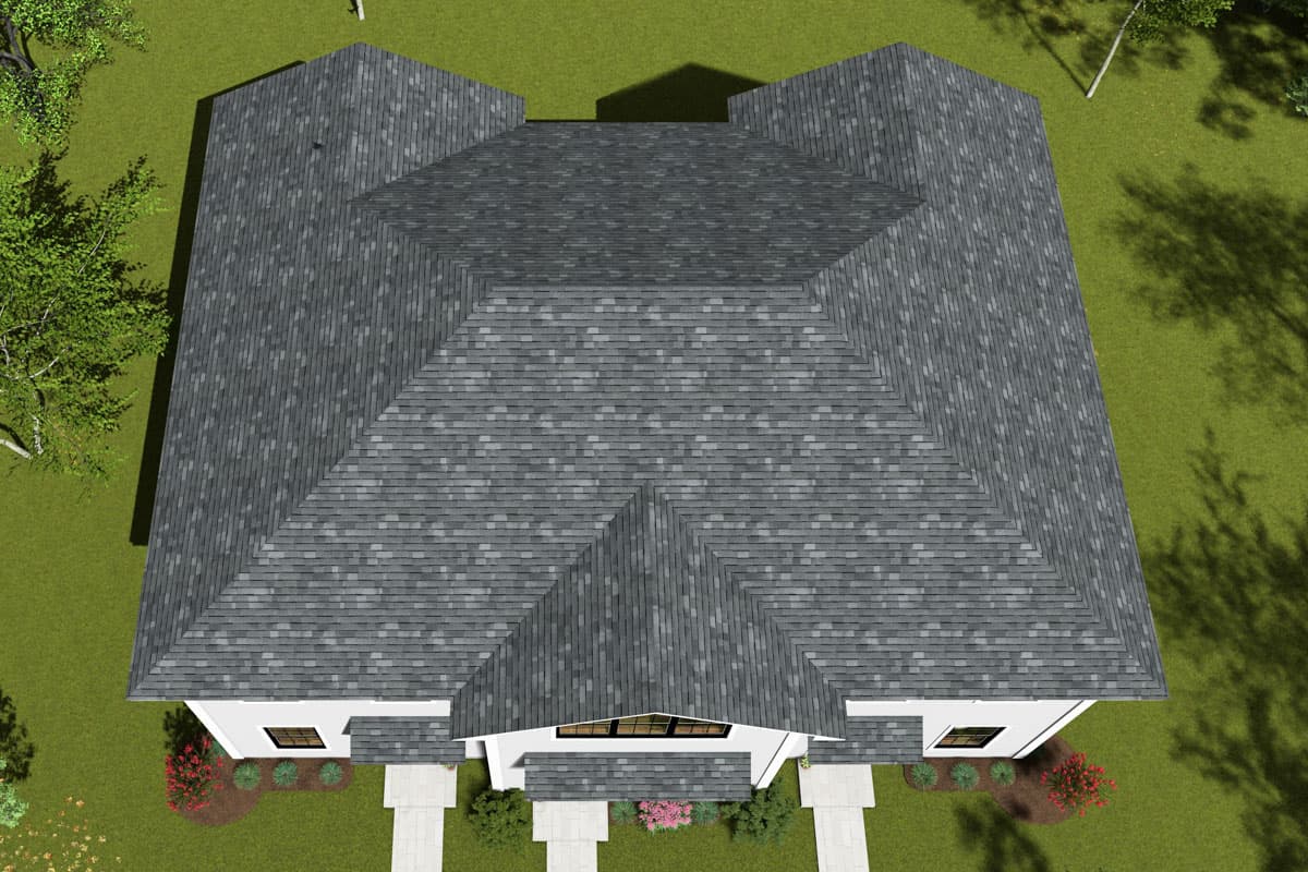 Plan 52347WM: Traditional Triplex House Plan with 2 Bed Units - 1120 Sq Ft Each - Image #6 - New American, Traditional