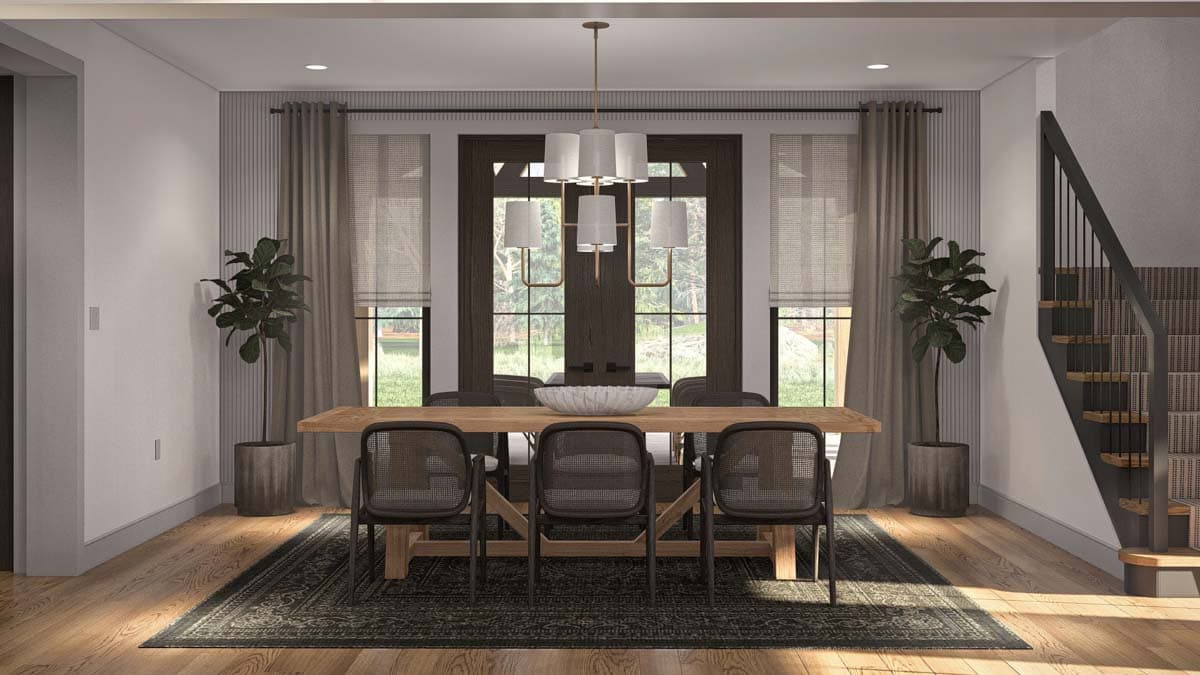 Plan 623357DJ: 2-Story Barndominium-Style Home Plan with Wrap Around Porch - 3292 Sq Ft - Image #9 - Barndominium, Country, Modern Farmhouse, New American