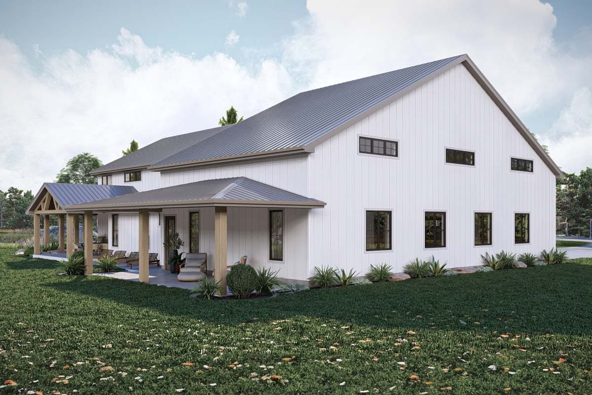 Plan 623357DJ: 2-Story Barndominium-Style Home Plan with Wrap Around Porch - 3292 Sq Ft - Image #20 - Barndominium, Country, Modern Farmhouse, New American