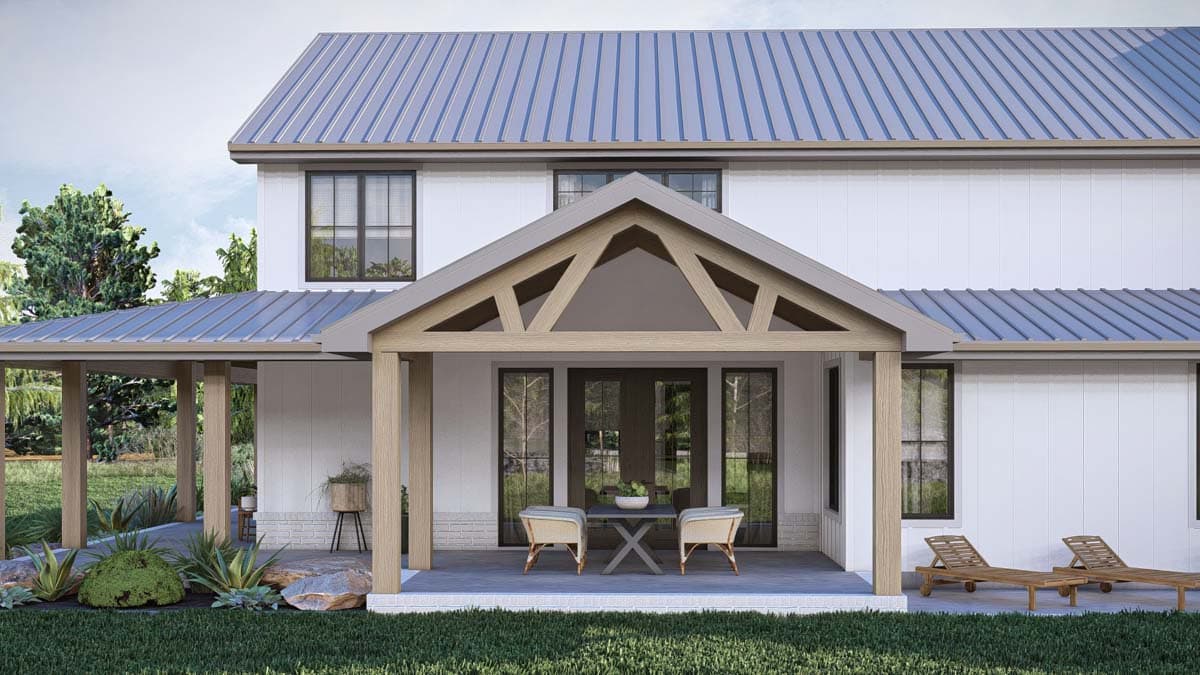 Plan 623357DJ: 2-Story Barndominium-Style Home Plan with Wrap Around Porch - 3292 Sq Ft - Image #22 - Barndominium, Country, Modern Farmhouse, New American