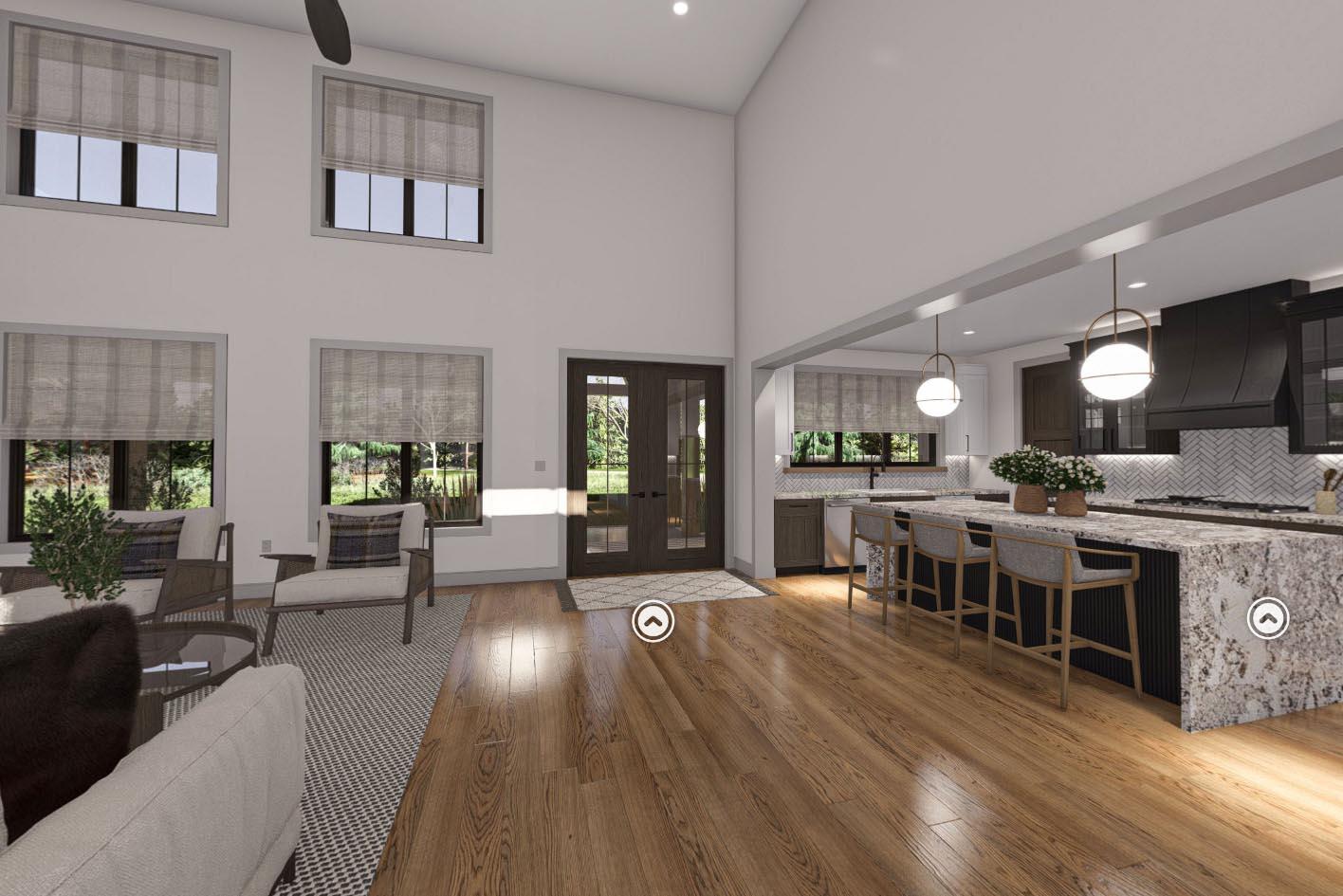 Plan 623357DJ: 2-Story Barndominium-Style Home Plan with Wrap Around Porch - 3292 Sq Ft - Virtual Tour Cover Image - Barndominium, Country, Modern Farmhouse, New American