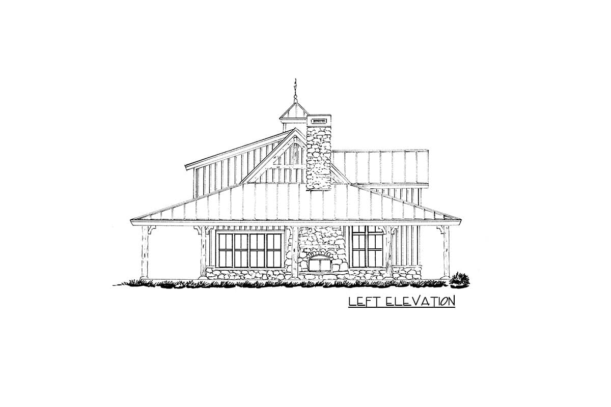 Plan 12977KN: 3-Bedroom Modern Farmhouse Barndominium House Plan with Wrap-Around Porch and 2-Car Garage - Image #4 - Barndominium, Country, Craftsman, Farmhouse, Modern Farmhouse, New American, Traditional