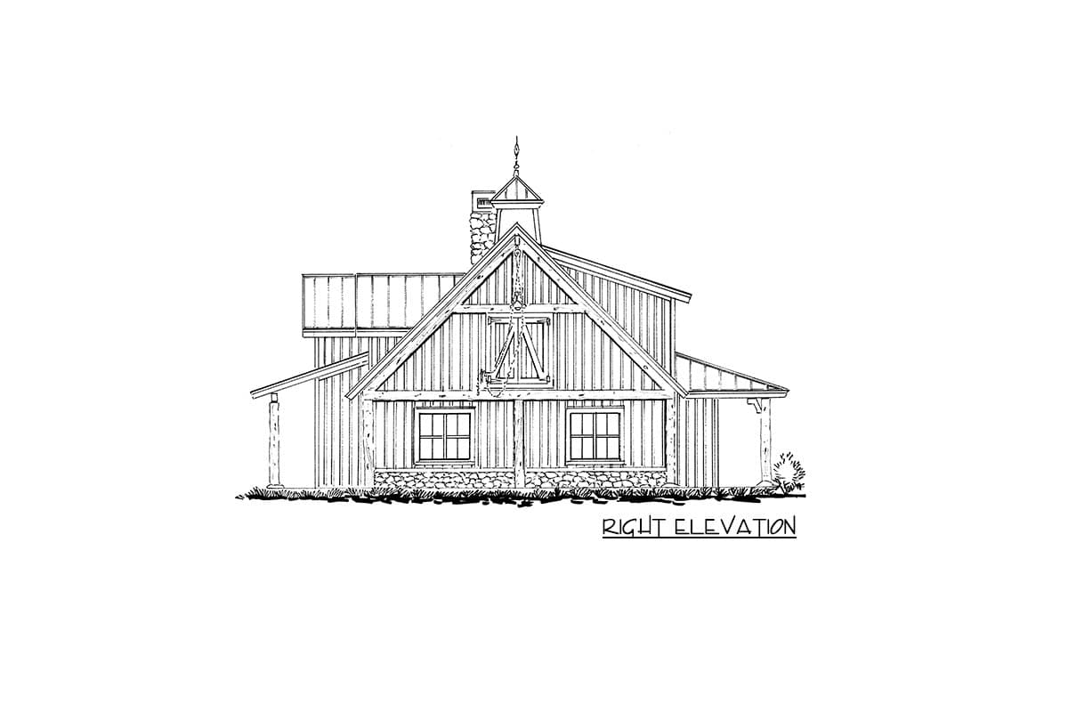 Plan 12977KN: 3-Bedroom Modern Farmhouse Barndominium House Plan with Wrap-Around Porch and 2-Car Garage - Image #6 - Barndominium, Country, Craftsman, Farmhouse, Modern Farmhouse, New American, Traditional