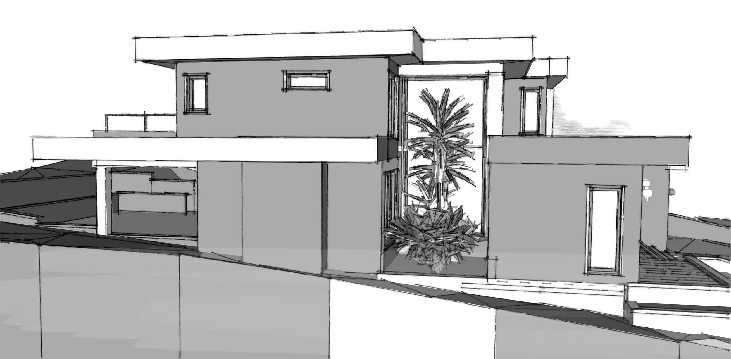 Plan 147007RML: 2-Story Contemporary House Plan with Home Office & Reading Loft - 3470 Sq Ft - Image #8 - Contemporary, Modern, Northwest