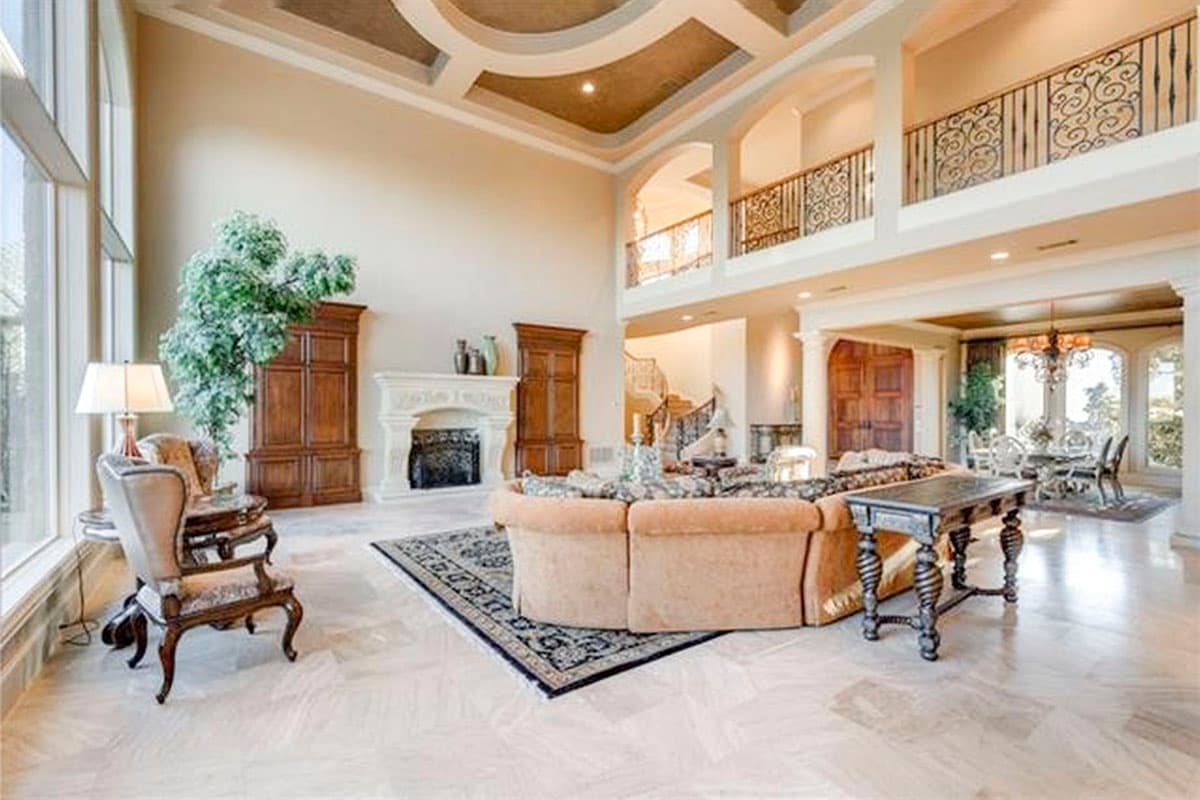 Plan 36213TX: Turreted Stair Greets Guests - Image #7 - European, Tuscan