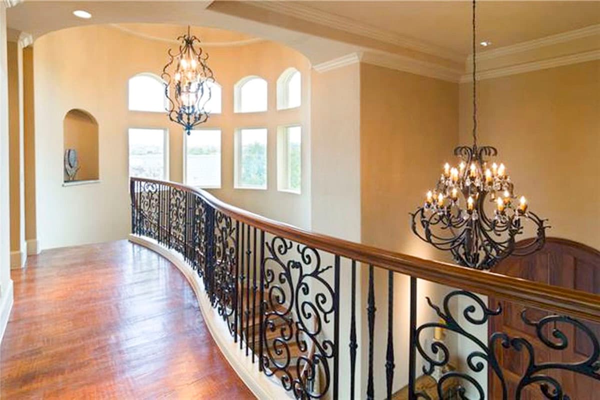 Plan 36213TX: Turreted Stair Greets Guests - Image #15 - European, Tuscan
