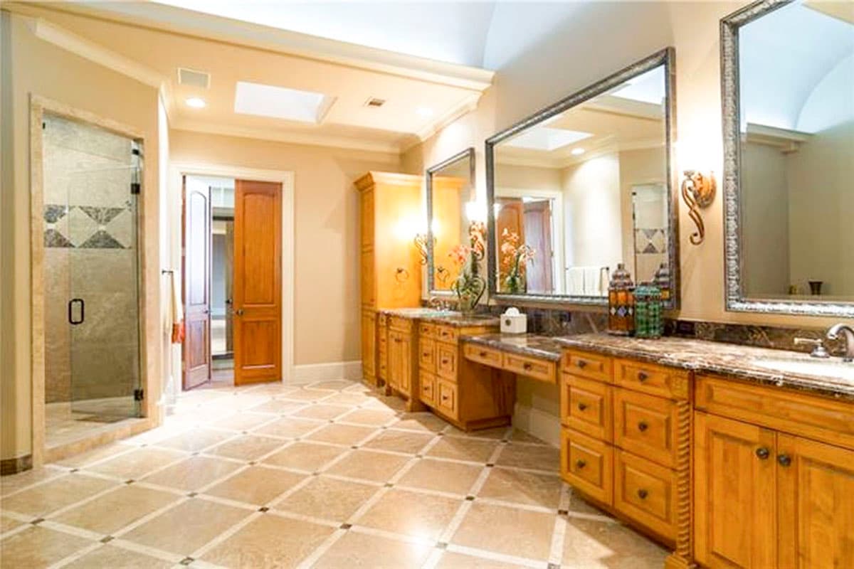 Plan 36213TX: Turreted Stair Greets Guests - Image #19 - European, Tuscan