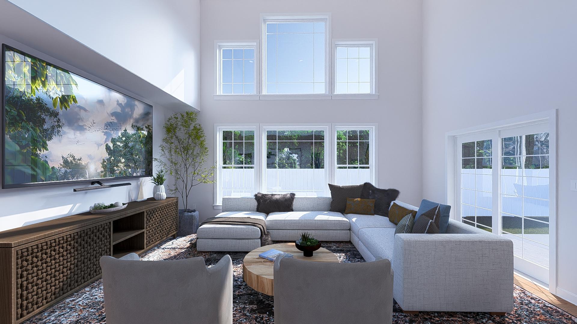 Plan 61502UT: 2 Story Traditional Home Plan with Two Story Great Room and Optional Lower Level - 3136 Sq Ft - Image #11 - Country, Traditional