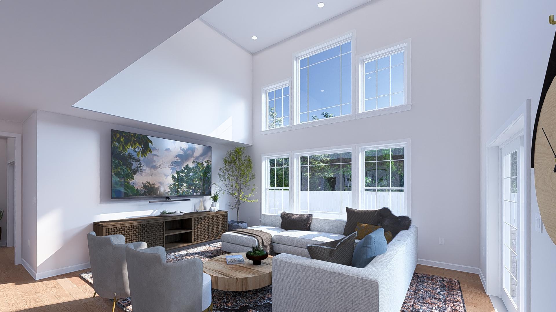 Plan 61502UT: 2 Story Traditional Home Plan with Two Story Great Room and Optional Lower Level - 3136 Sq Ft - Image #12 - Country, Traditional