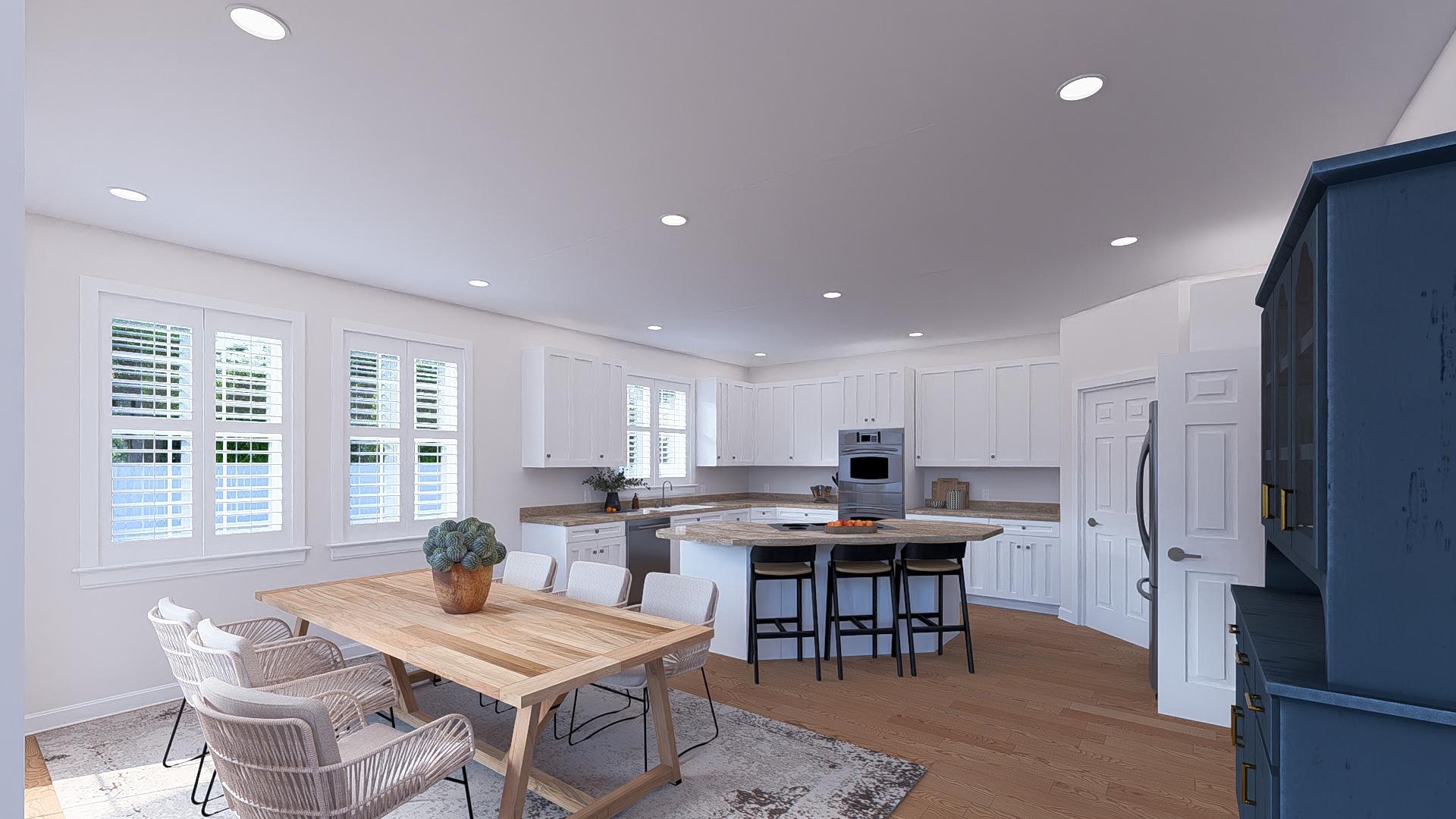 Plan 61502UT: 2 Story Traditional Home Plan with Two Story Great Room and Optional Lower Level - 3136 Sq Ft - Image #14 - Country, Traditional