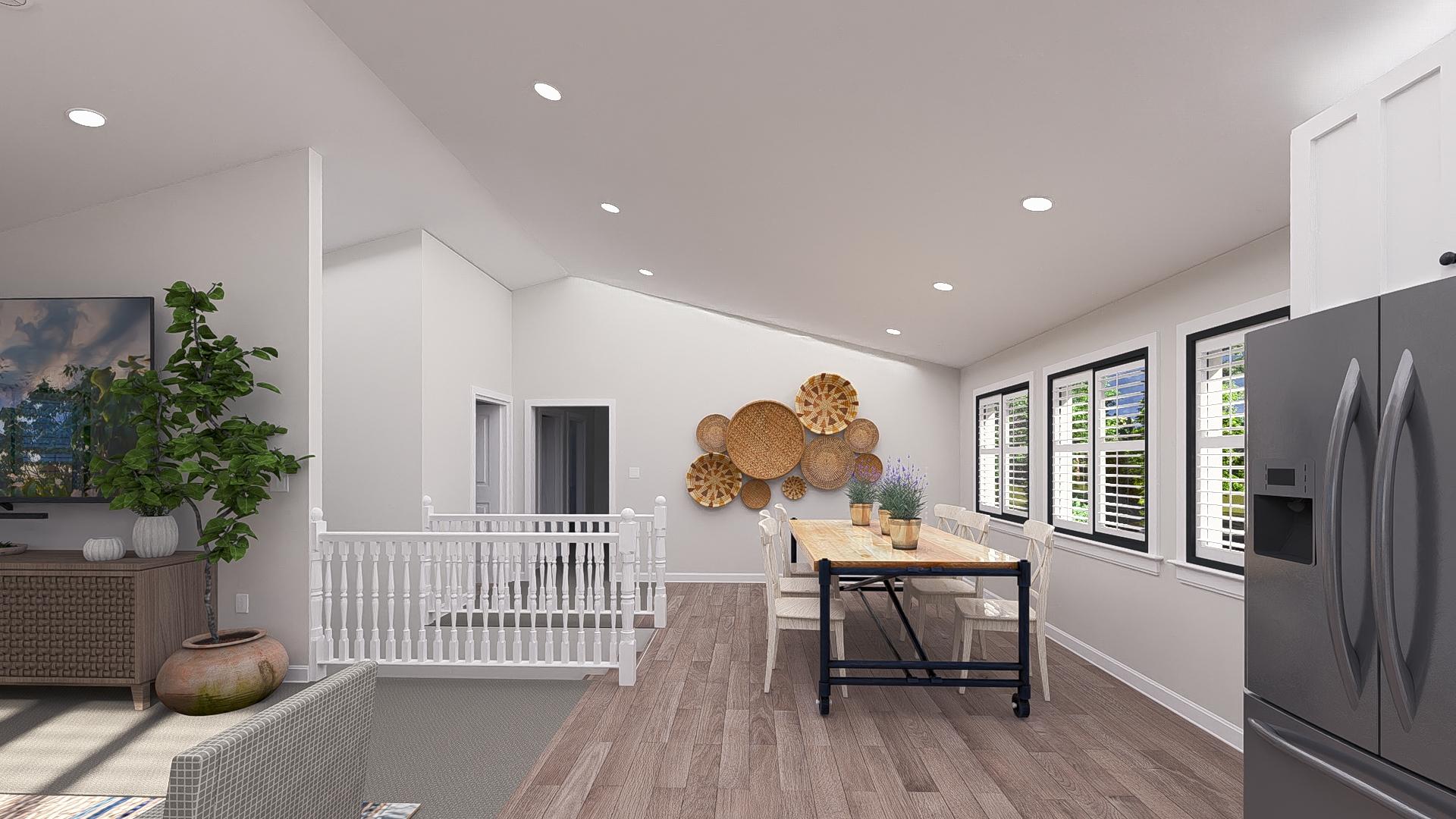 Plan 61504UT: 2 Bed Barndominium-style Home Plan with Oversized Workshop - 1488 Sq Ft - Image #8 - Barndominium, Country, New American