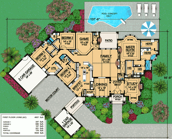 Plan 36220TX: Tudor Detailing - Floor Plan - Main Level - European, Tudor