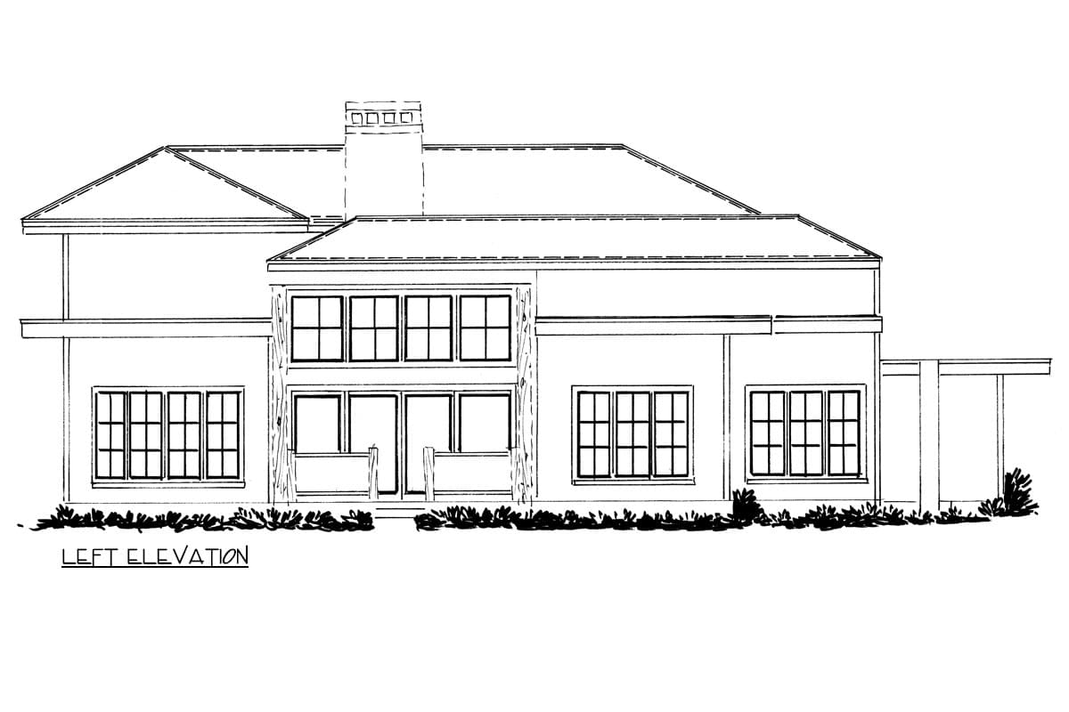 Plan 12980KN: Contemporary Northwest Style House Plan with Home Office and 2 Car Garage - 2706 Sq Ft - Image #5 - Contemporary, Modern, Northwest, Prairie